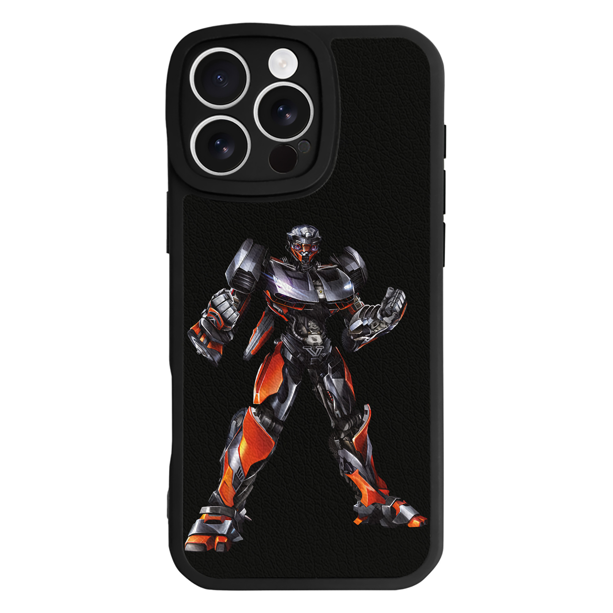 （画像用） Transformers トランスフォーマー 【iPhone 16シリーズ対応】シリコンスマホケース（レザー調） 材質：シリコン